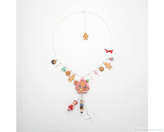 The Gingerbread House Necklace