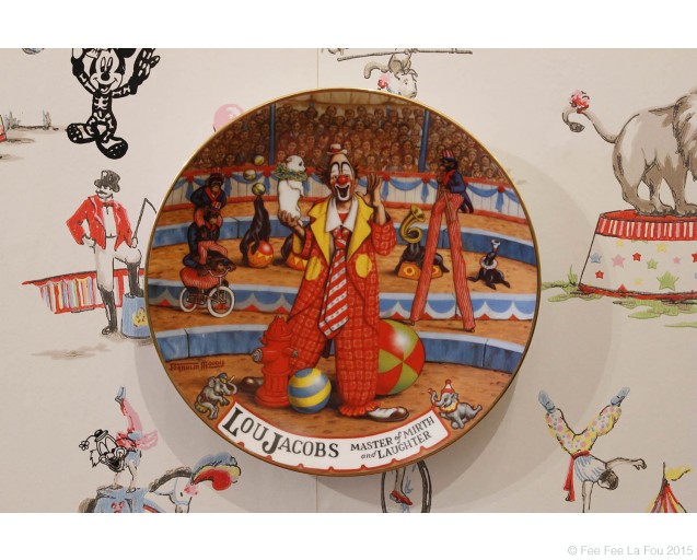 Lou Jacobs Master Of Mirth & Laughter Circus Plate
