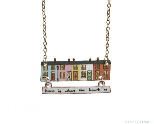Home Is Where The Heart Is Necklace