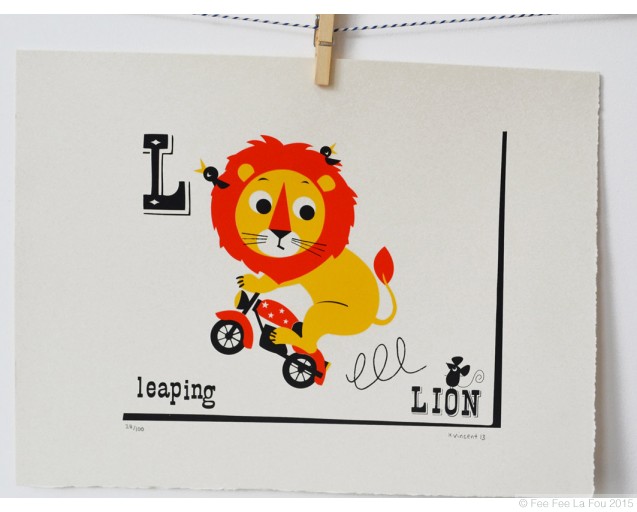 Leaping Lion