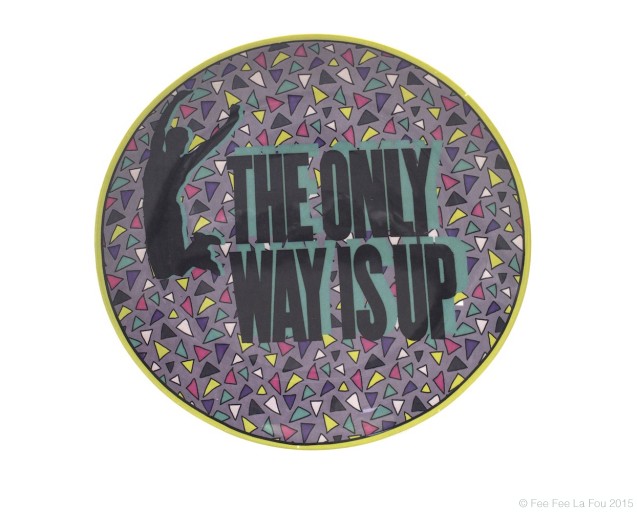 The Only Way Is Up Plate