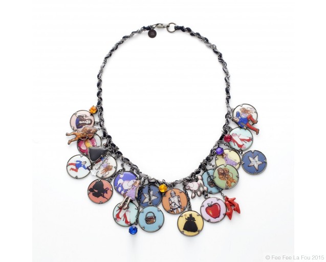 The Wizard Of Oz Multi Medal Necklace