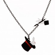 Rabbit, Magician & Dove Necklace