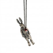 Hole In The Heart Rabbit Necklace