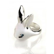 Silver Rabbit Ring