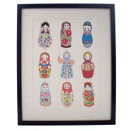 Hand Decorated Russian Dolls
