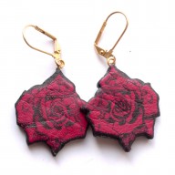 Small Rose Earrings