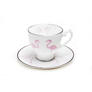 Alice's Flamingo Tea Cup