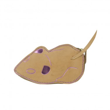 Leather Sugar Mouse Coin Purse