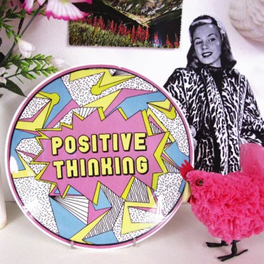 Positive Thinking Plate