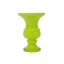 Lime Green Glass Urn